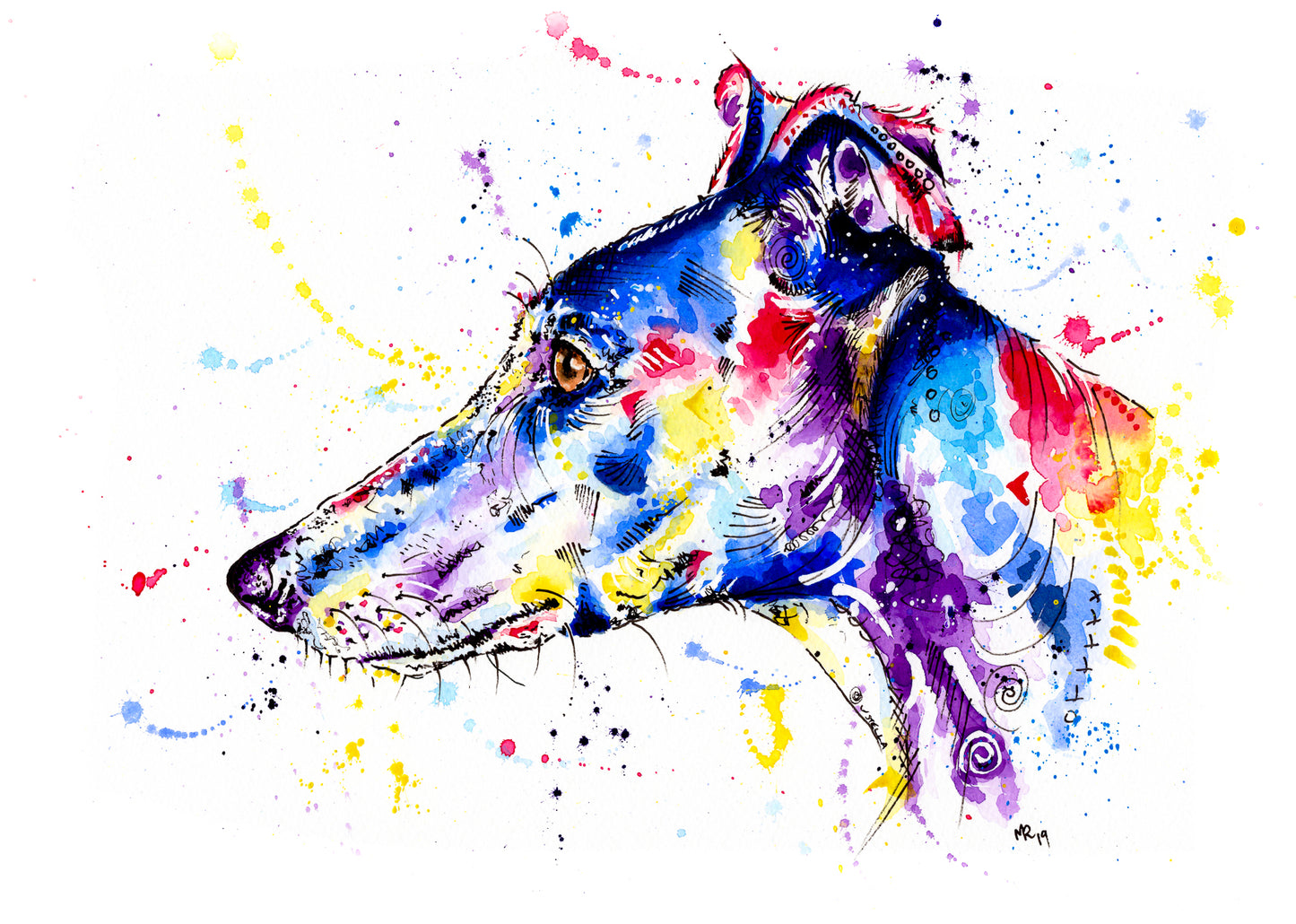 Custom Pet Portraits - Colourful or Realistic