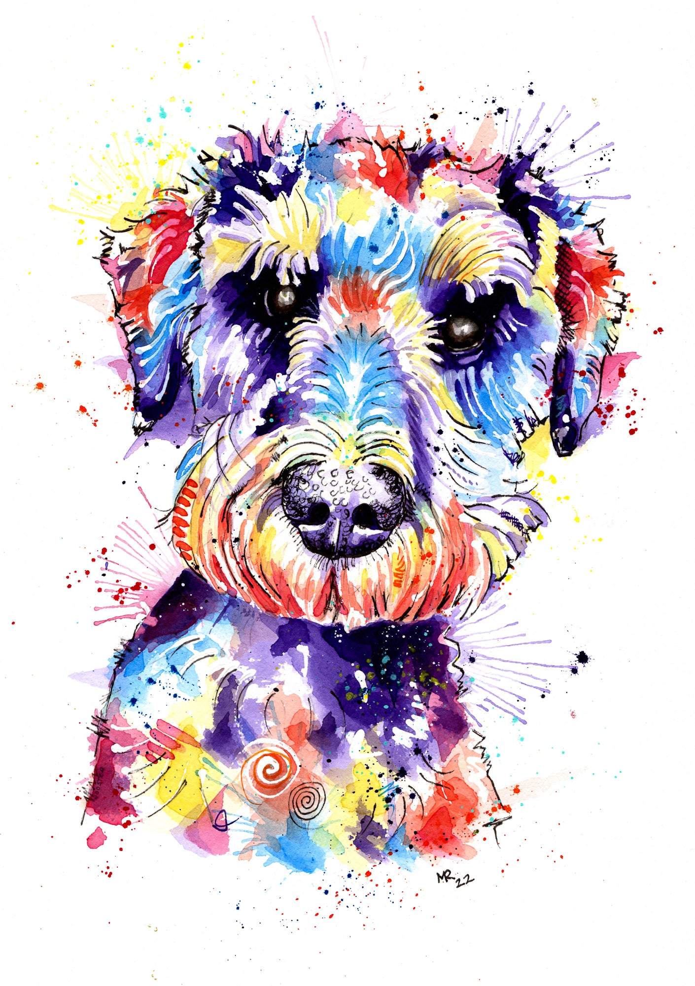 Custom Pet Portraits - Colourful or Realistic