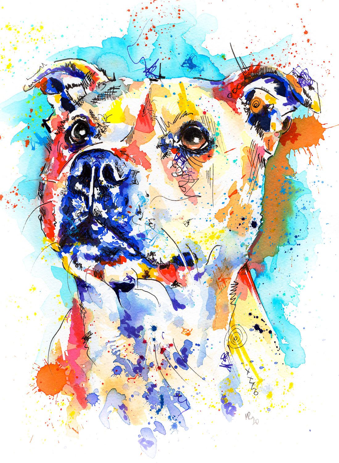 Custom Pet Portraits - Colourful or Realistic