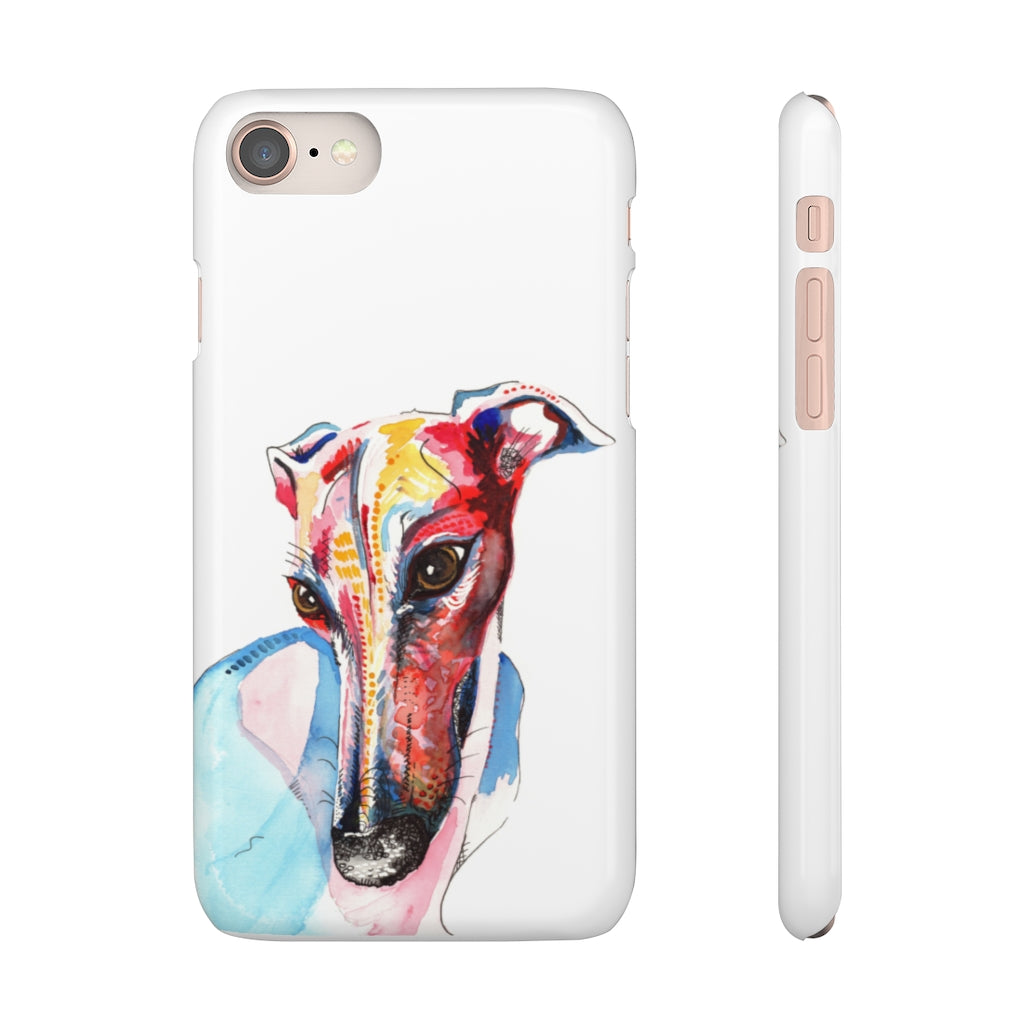 Greyhound Snap Phone Cases - 'Hello!'