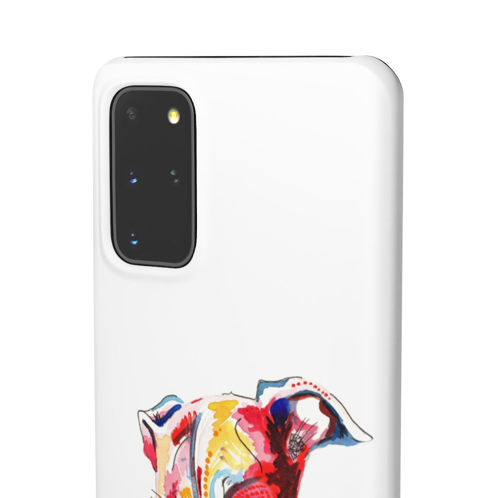 Greyhound Snap Phone Cases - 'Hello!'
