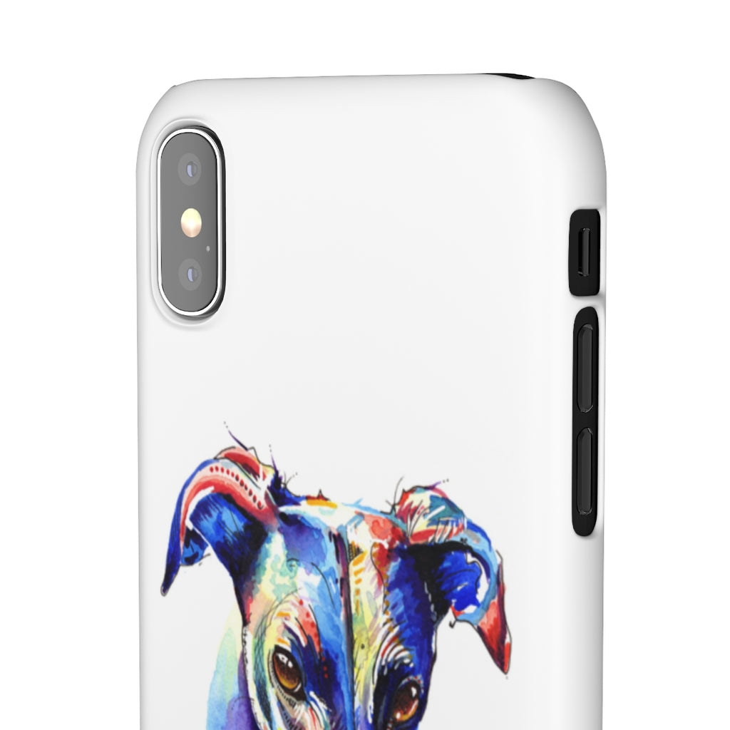 Greyhound Phone Cases - 'Who Could Say No'