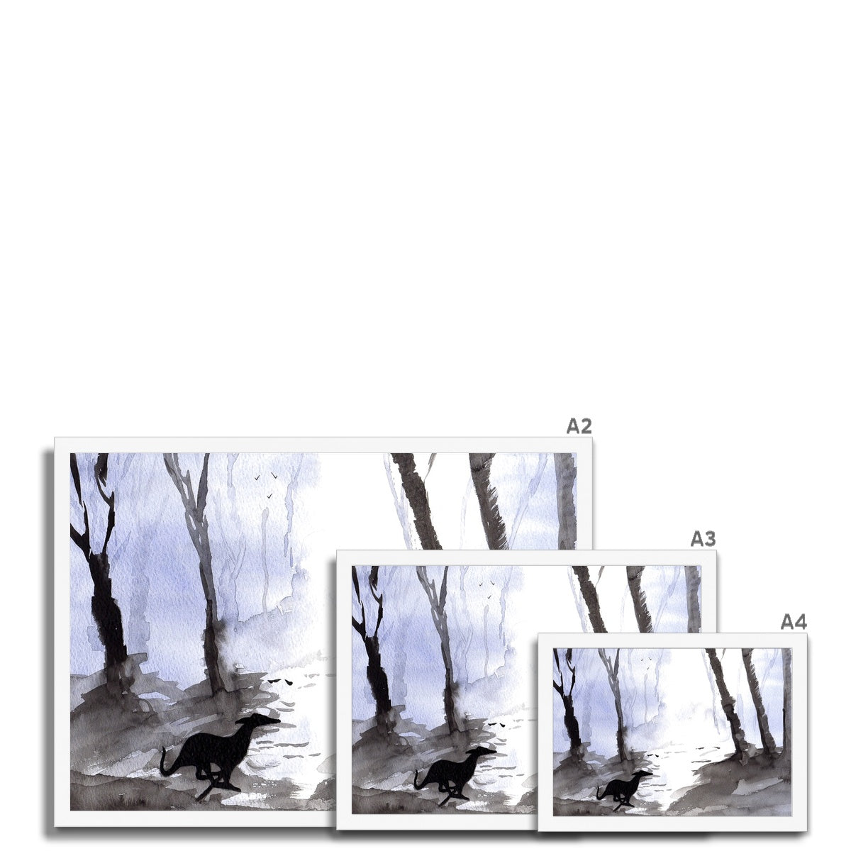 Greyhound Framed Artwork