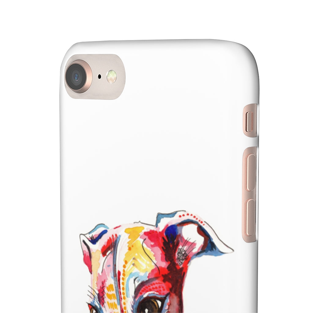 Greyhound Snap Phone Cases - 'Hello!'