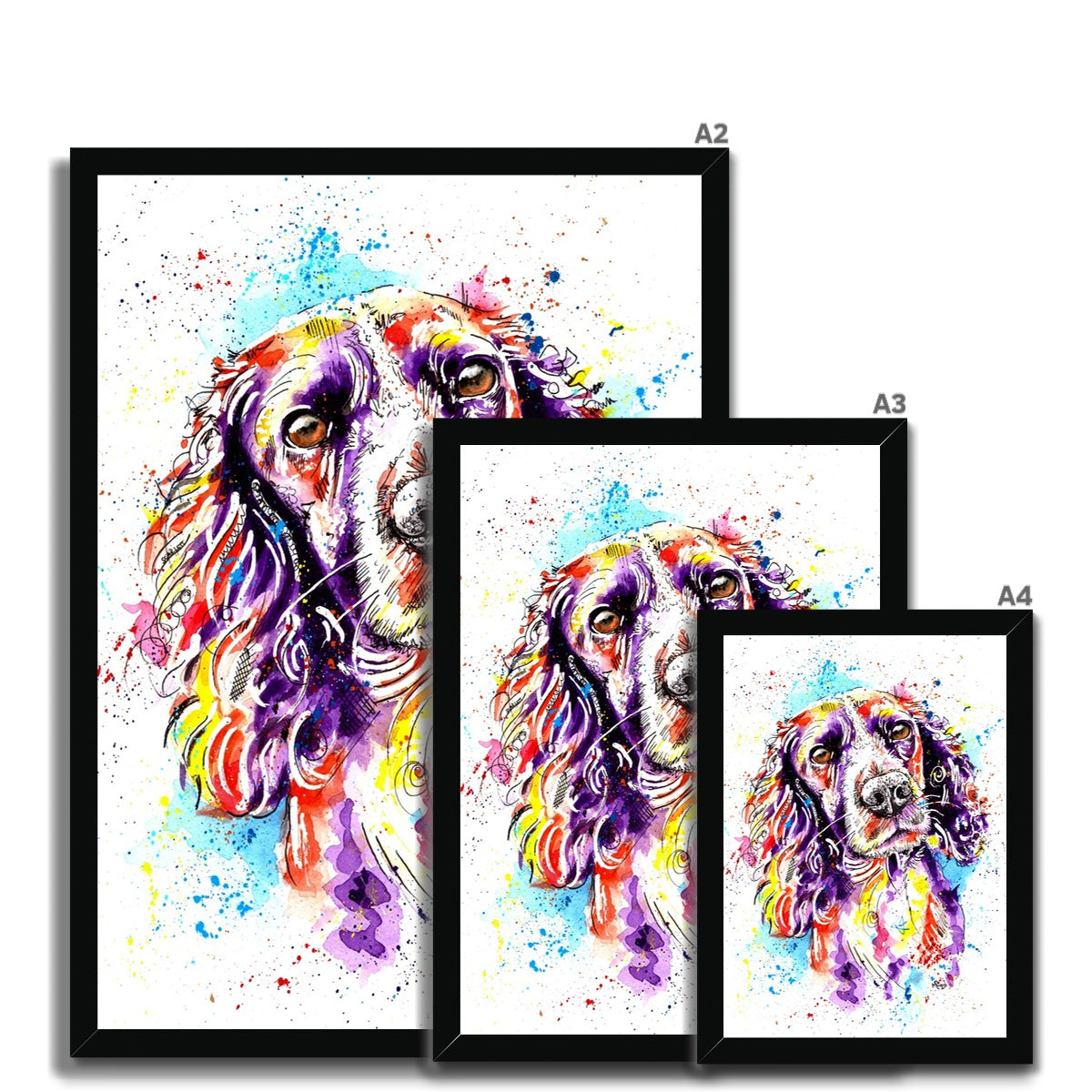 spaniel print spaniel gifts spaniel art print spaniel artwork spaniel art