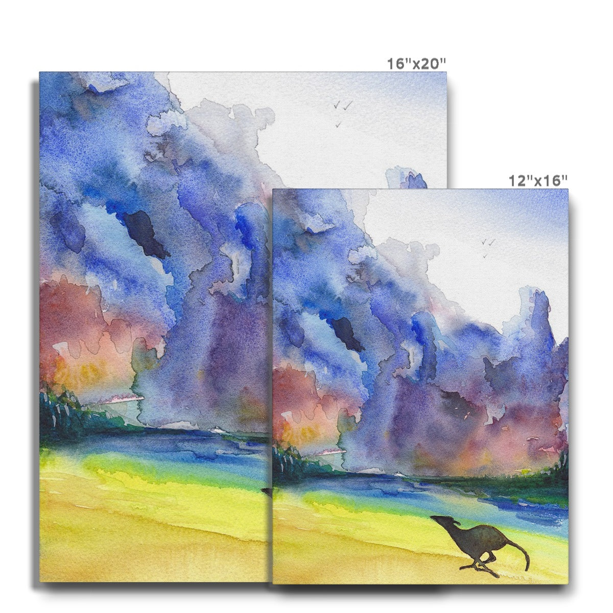 Greyhound Canvas Size Guide