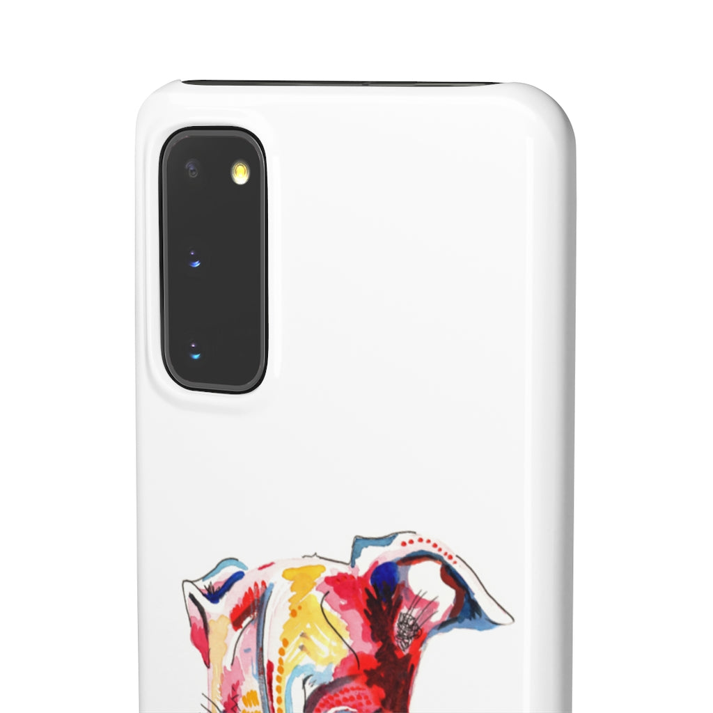 Greyhound Snap Phone Cases - 'Hello!'