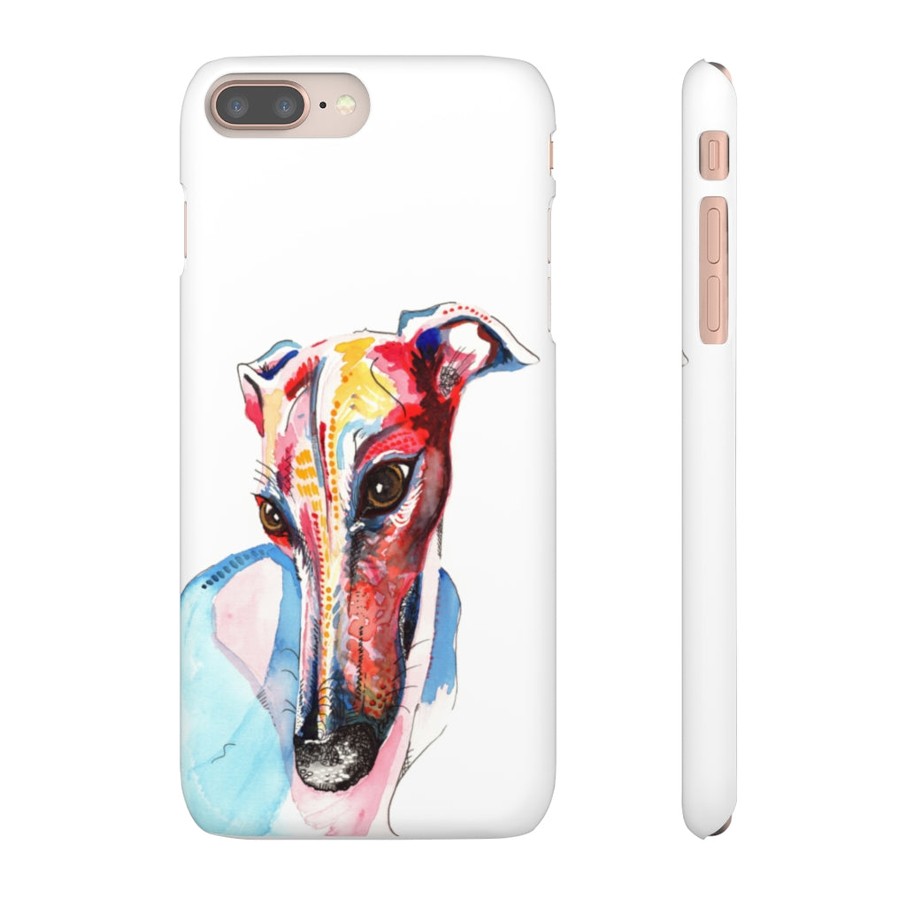Greyhound Snap Phone Cases - 'Hello!'