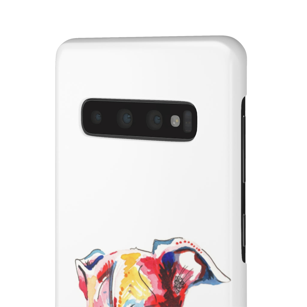 Greyhound Snap Phone Cases - 'Hello!'