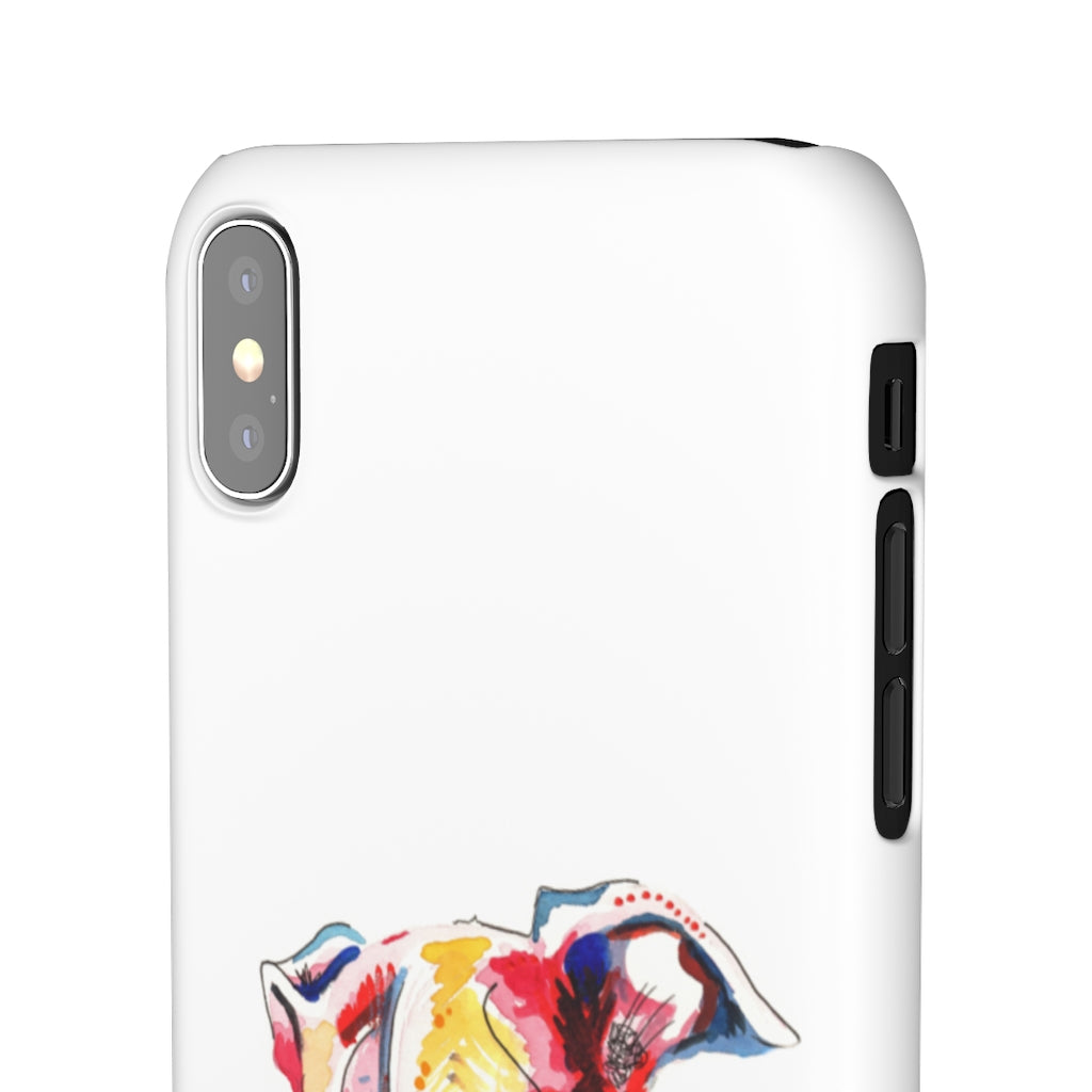 Greyhound Snap Phone Cases - 'Hello!'
