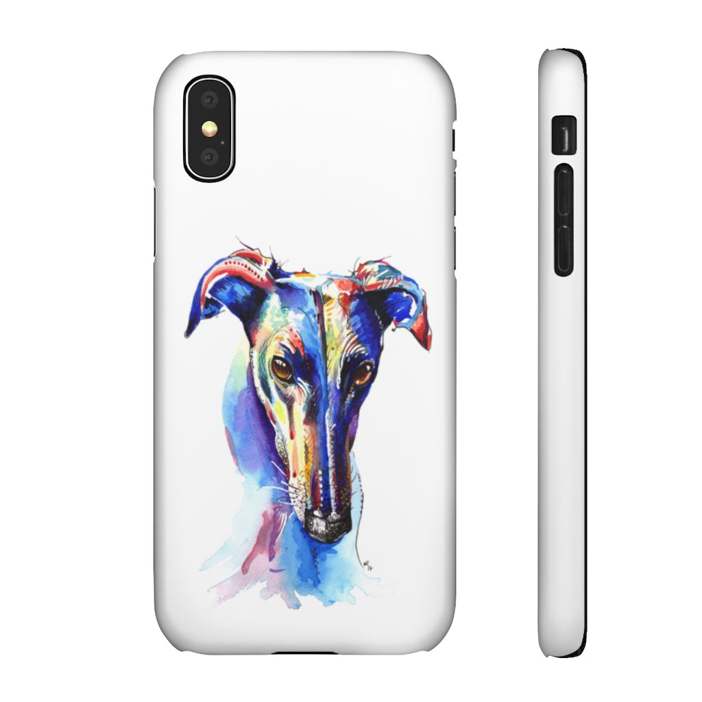 Greyhound Phone Cases - 'Who Could Say No'