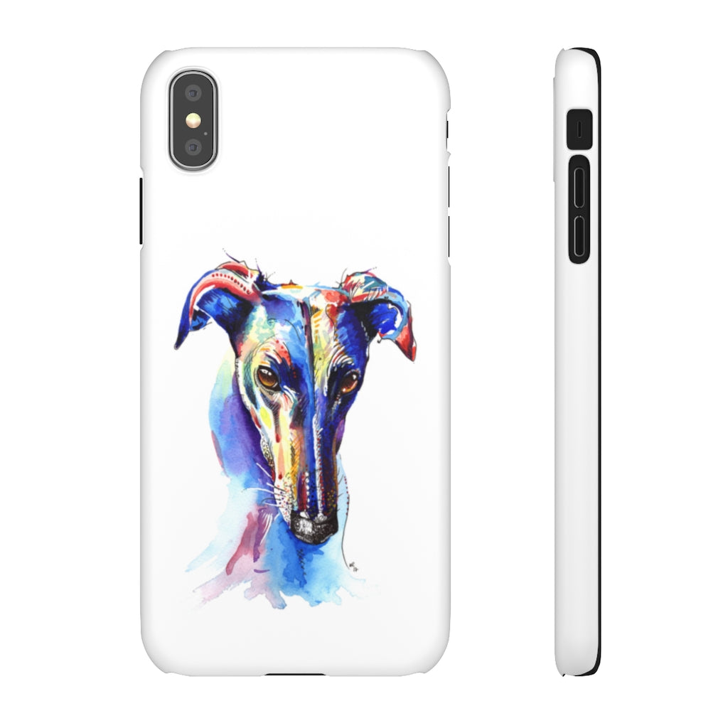 Greyhound Phone Cases - 'Who Could Say No'