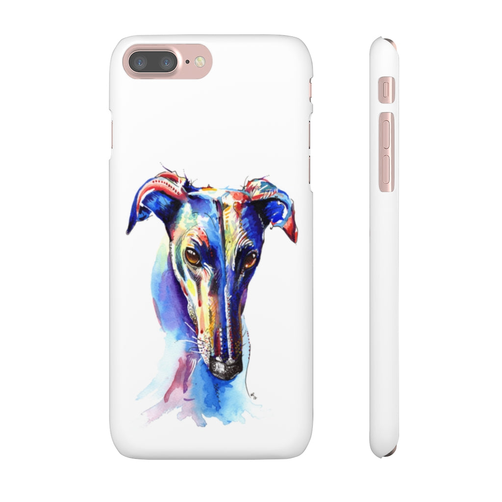 Greyhound Phone Cases - 'Who Could Say No'