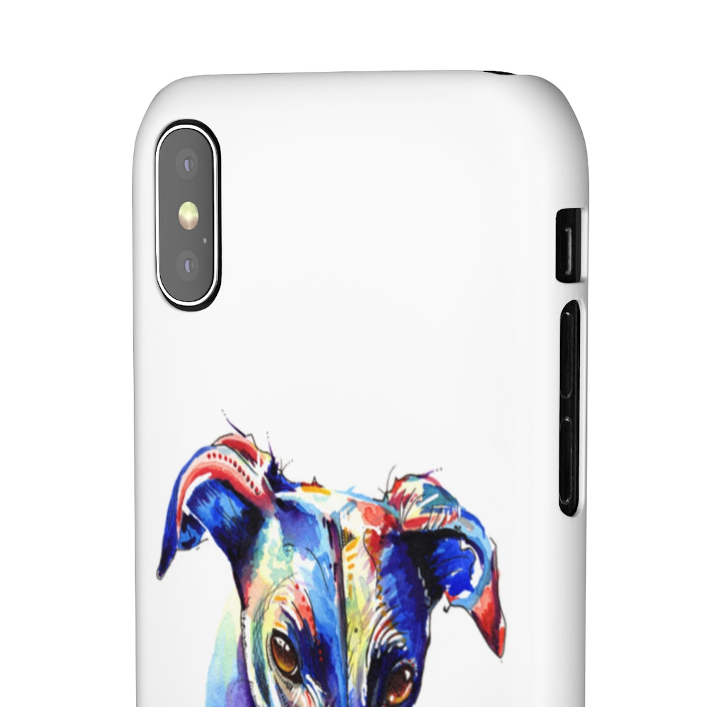Greyhound Phone Cases - 'Who Could Say No'