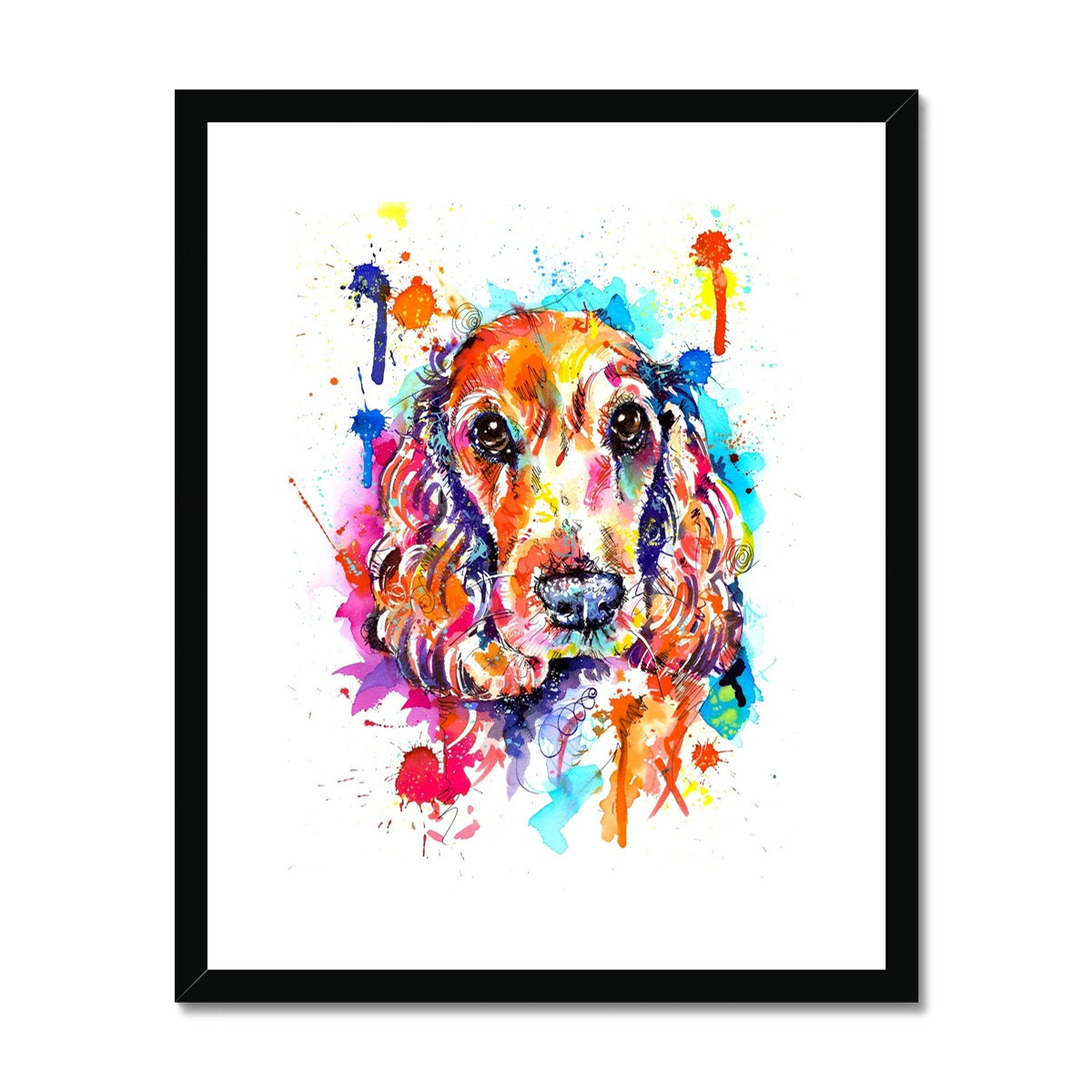 Cocker Spaniel Framed Art Print