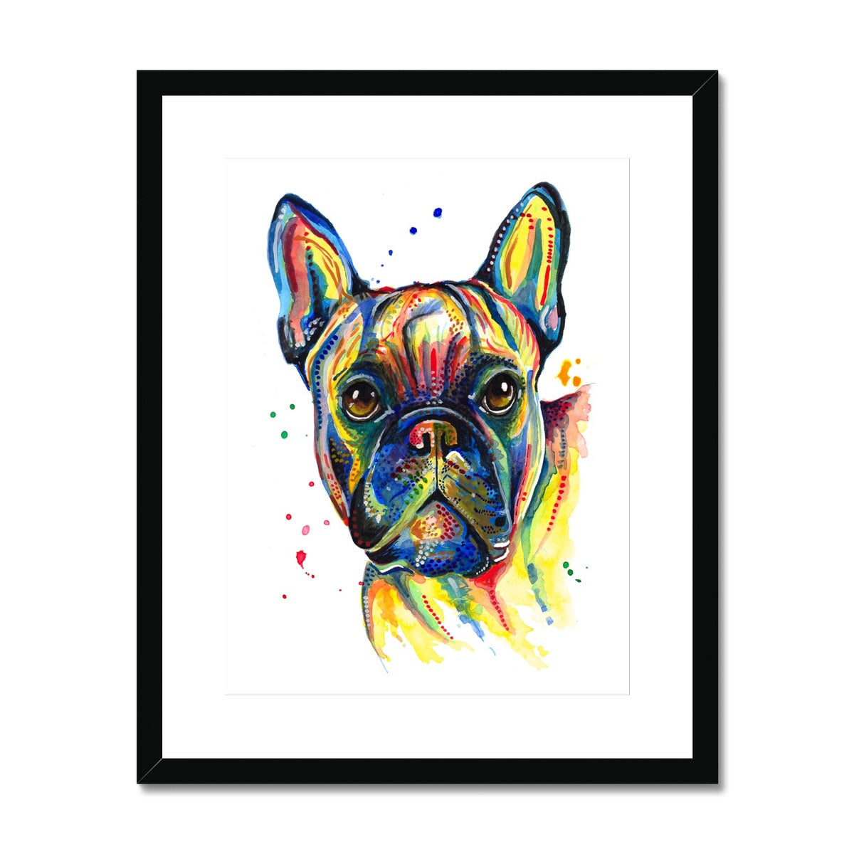 French Bulldog Framed & Mounted Art Print