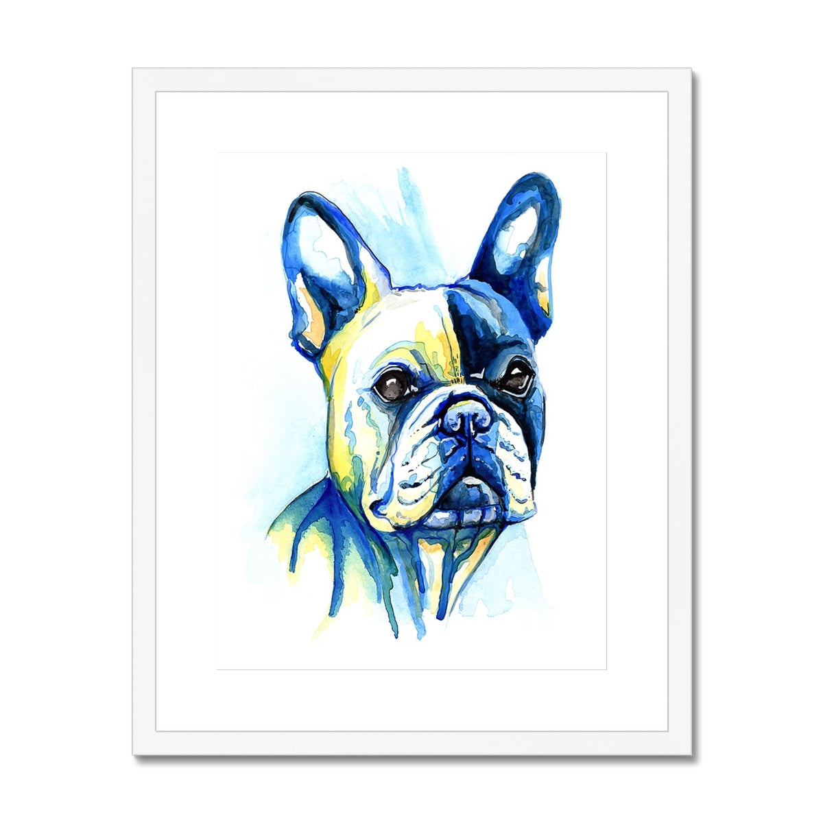 French Bulldog Framed & Mounted Art Print