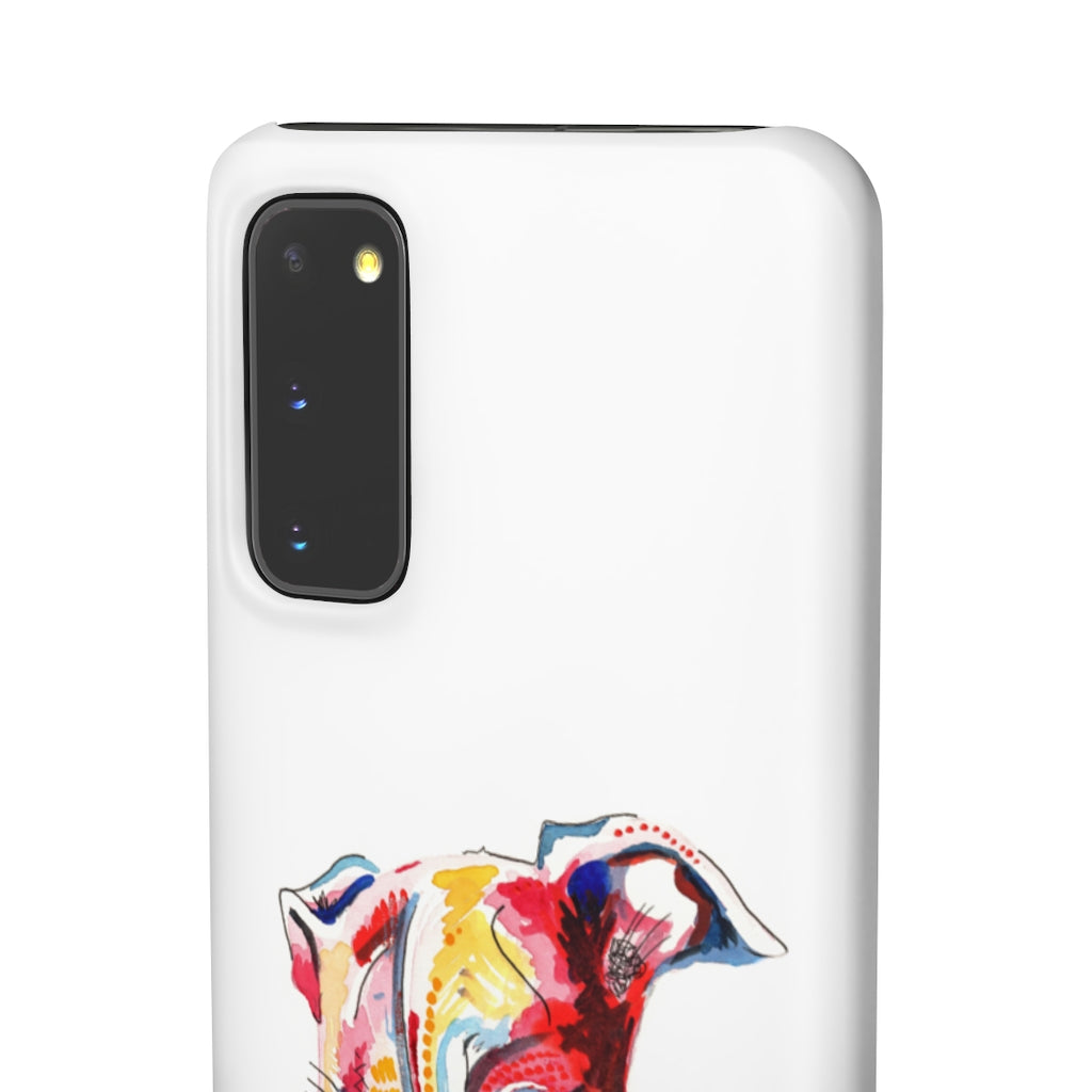 Greyhound Snap Phone Cases - 'Hello!'