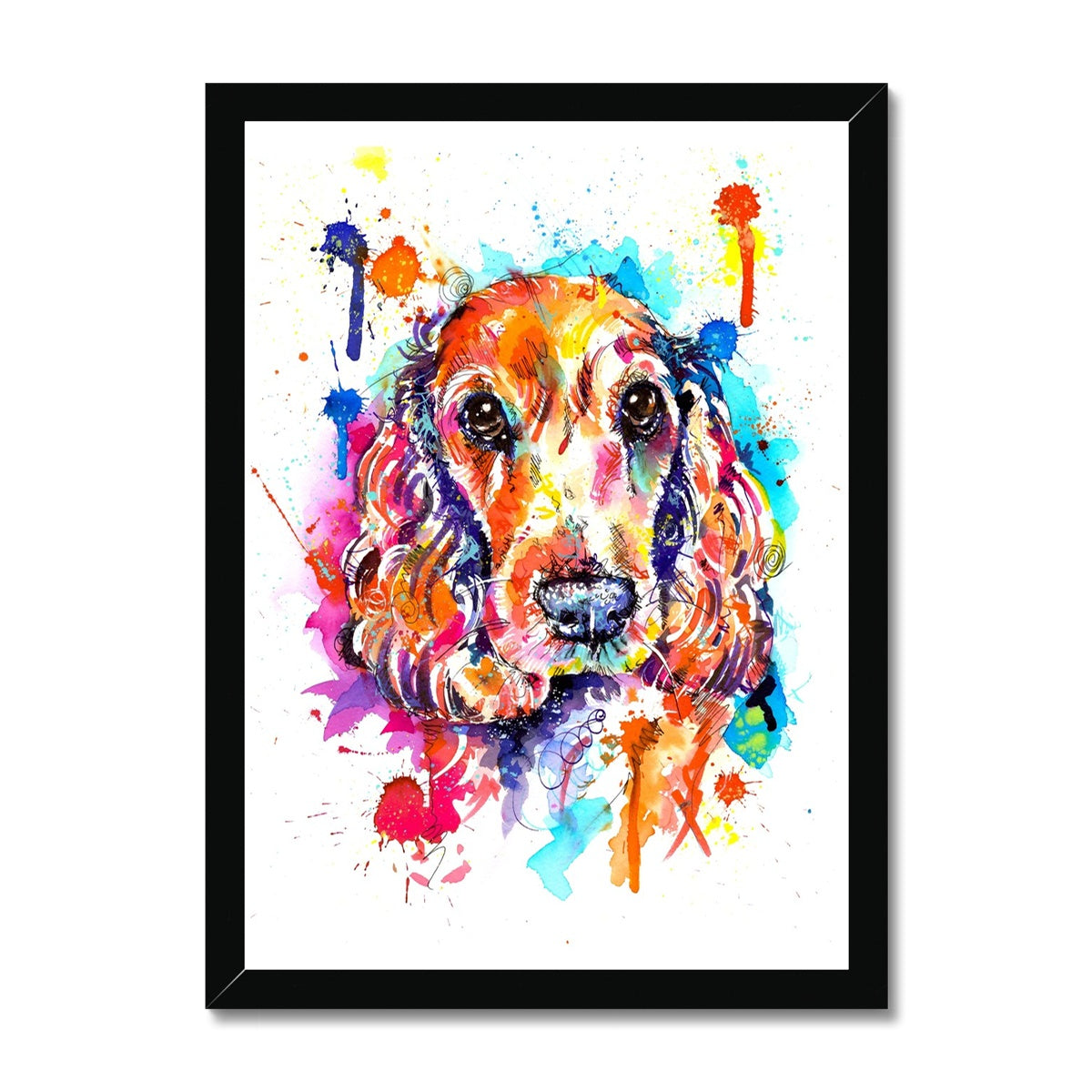 spaniel print spaniel gifts spaniel art print spaniel artwork spaniel art