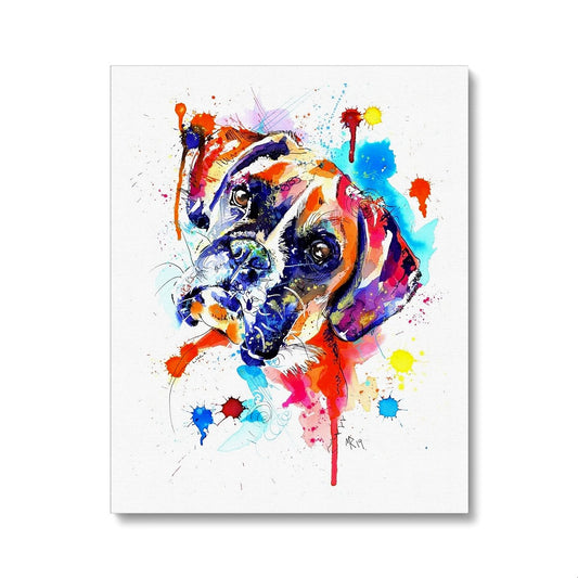 Boxer Dog Canvas Prints