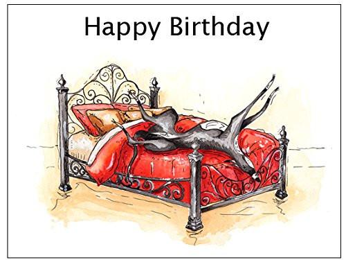 Lurcher birthday cards, Lurcher gifts