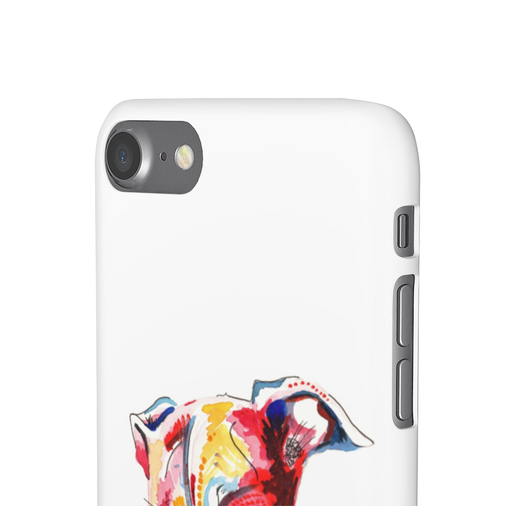 Greyhound Snap Phone Cases - 'Hello!'
