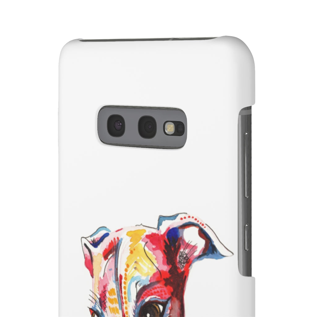 Greyhound Snap Phone Cases - 'Hello!'
