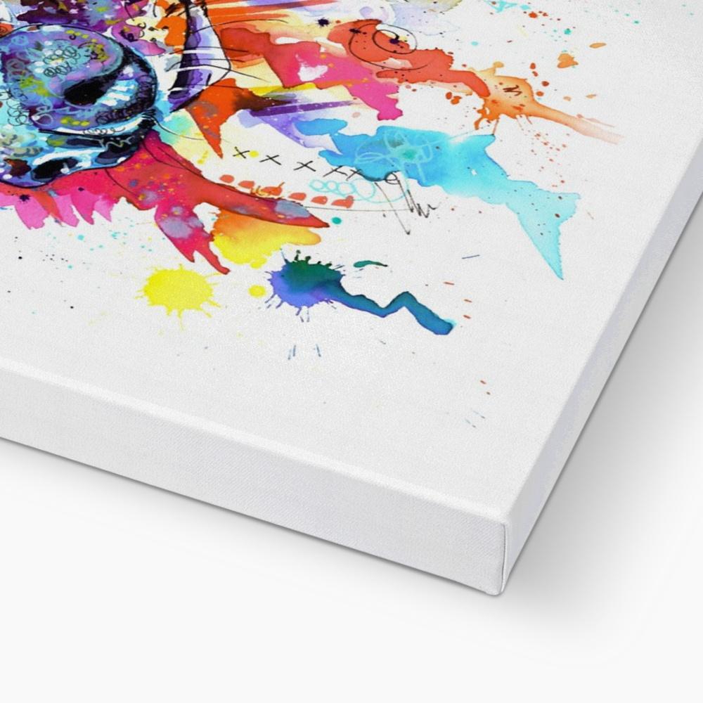 Greyhound Canvas Print Wall Art bottom view