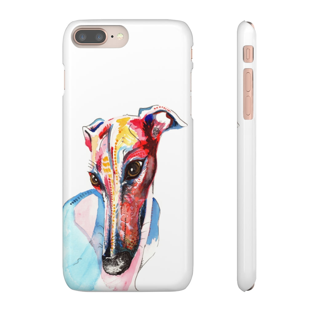 Greyhound Snap Phone Cases - 'Hello!'