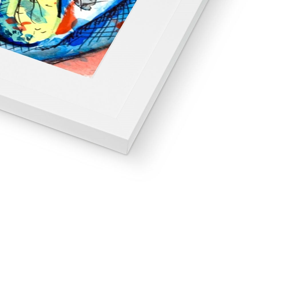 British Bulldog Framed & Mounted Art Print