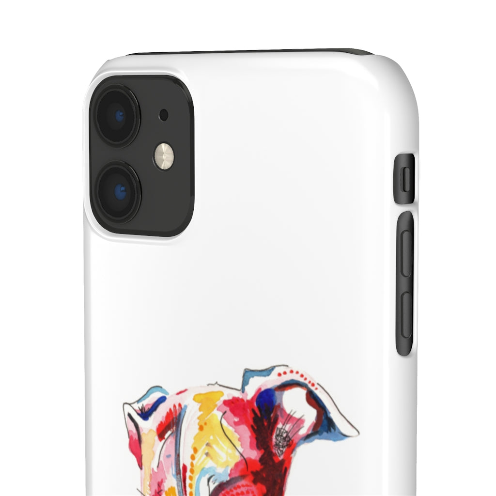 Greyhound Snap Phone Cases - 'Hello!'