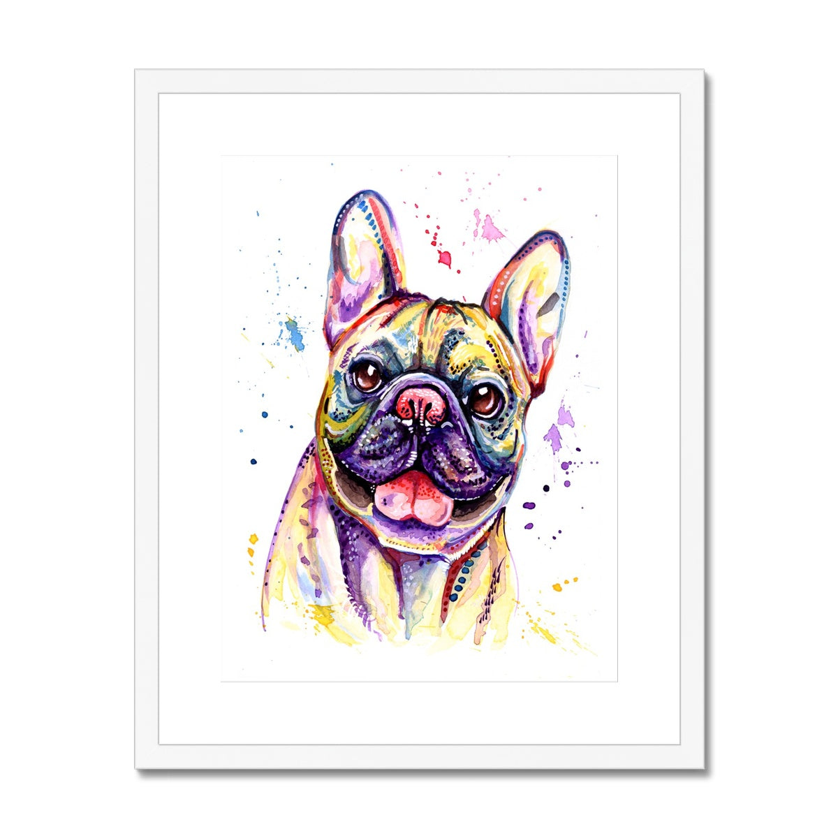 French Bulldog Framed & Mounted Art Print