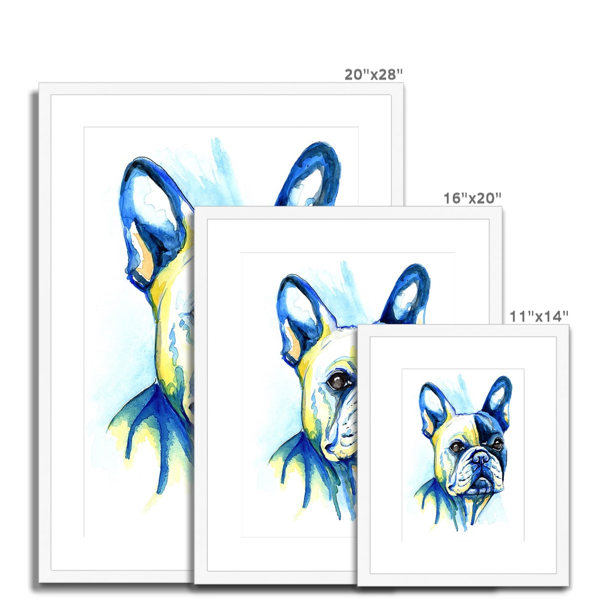 French Bulldog Framed & Mounted Art Print