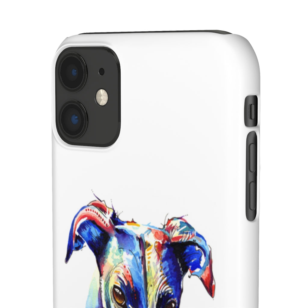 Greyhound Phone Cases - 'Who Could Say No'
