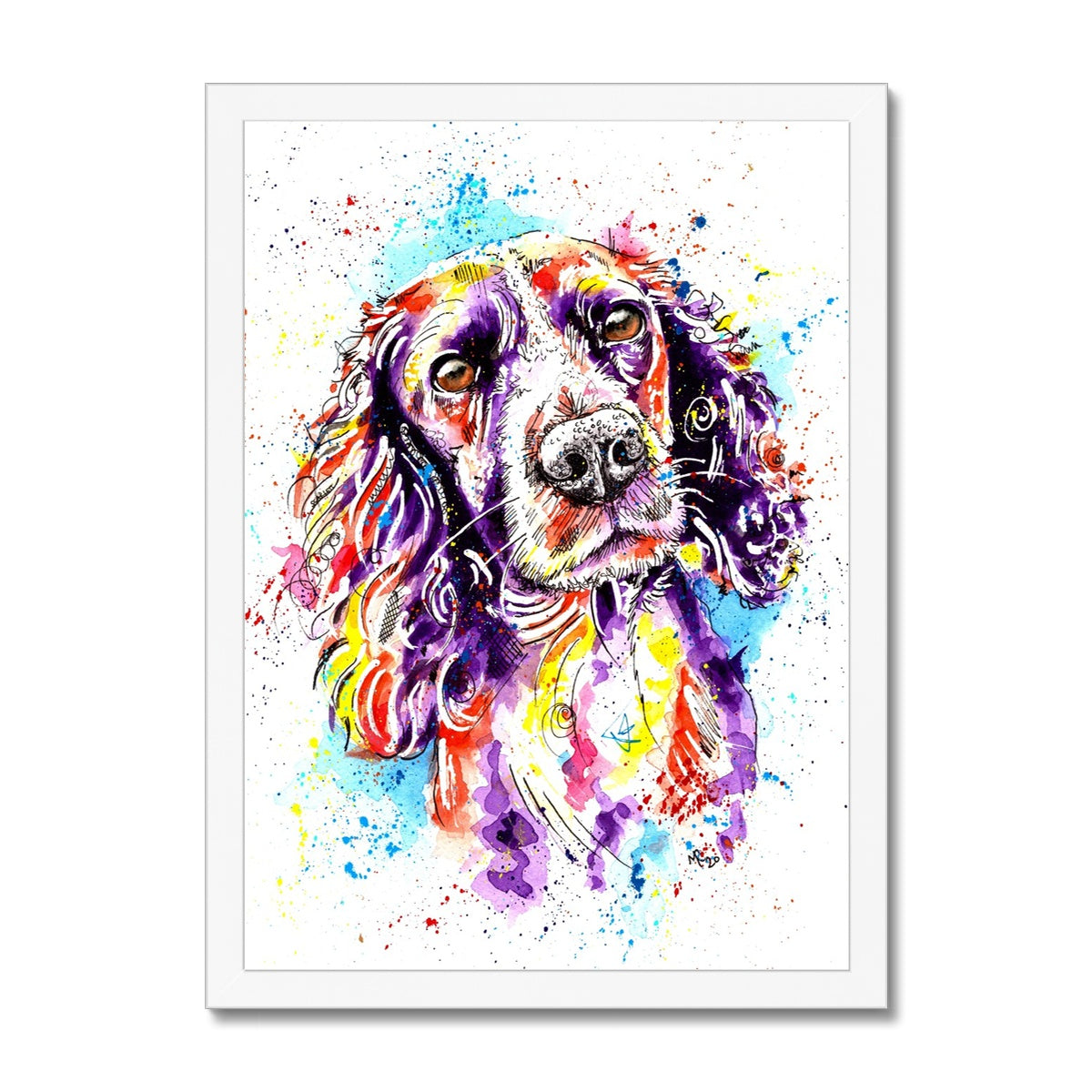 spaniel print spaniel gifts spaniel art print spaniel artwork spaniel art