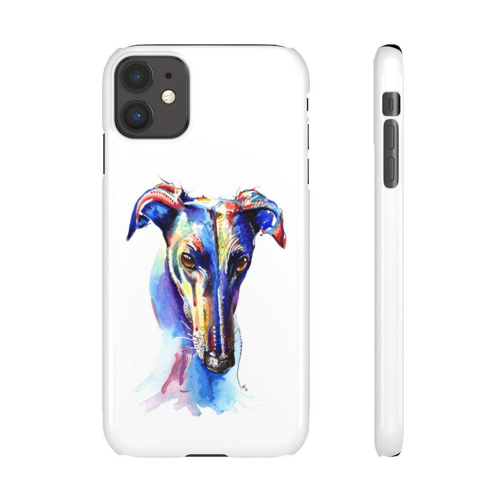 Greyhound Phone Cases - 'Who Could Say No'