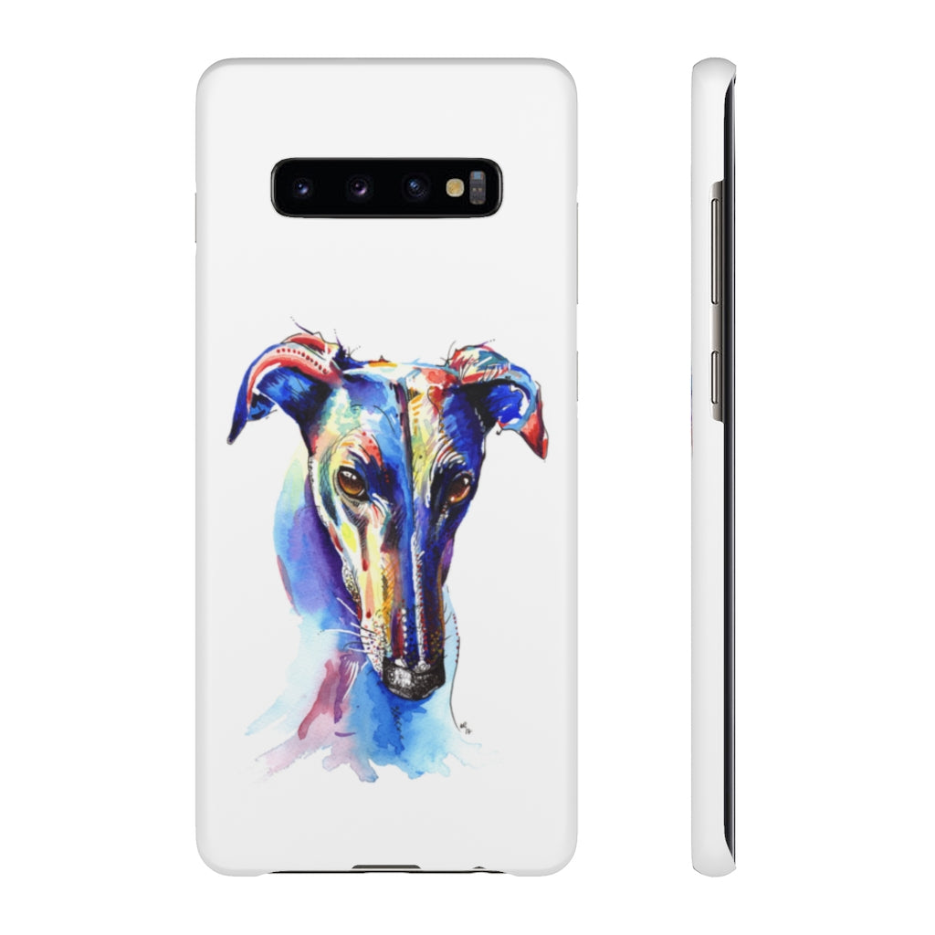 Greyhound Phone Cases - 'Who Could Say No'