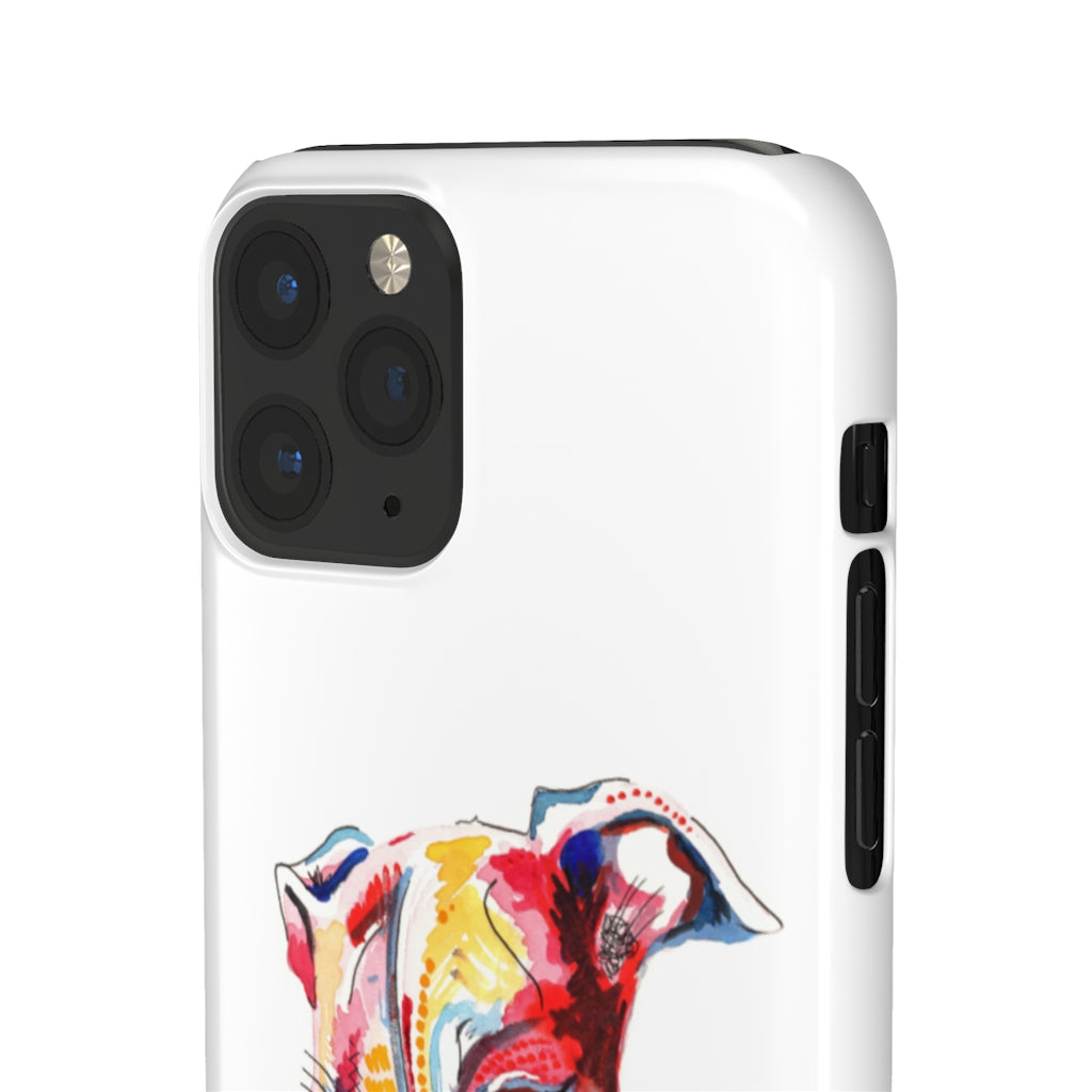 Greyhound Snap Phone Cases - 'Hello!'