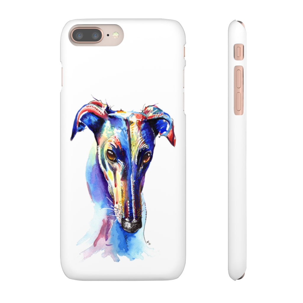 Greyhound Phone Cases - 'Who Could Say No'