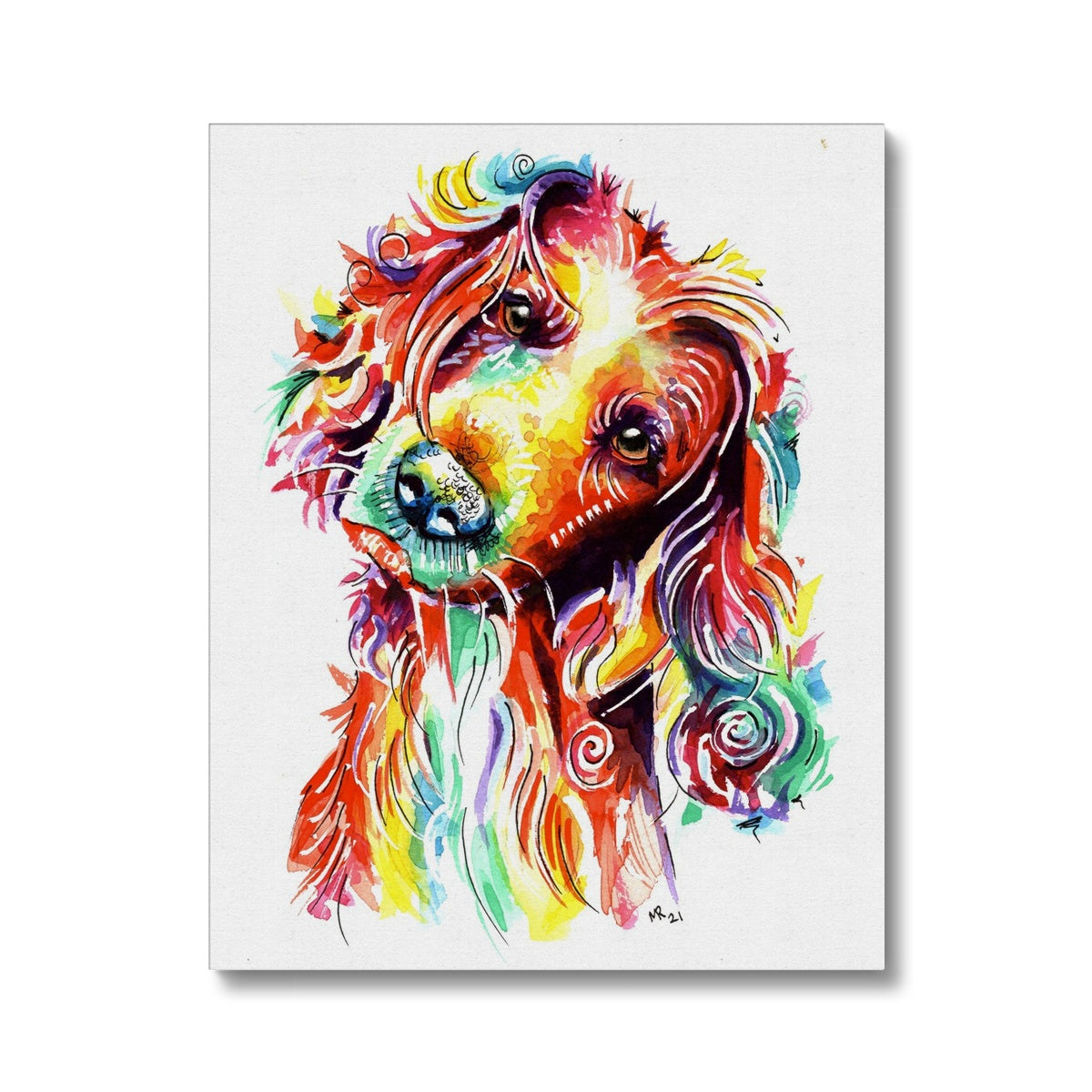 Cocker Spaniel Stretched Canvas