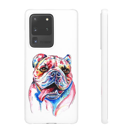 British Bulldog Phone Cases - 'Cheeky Boy'