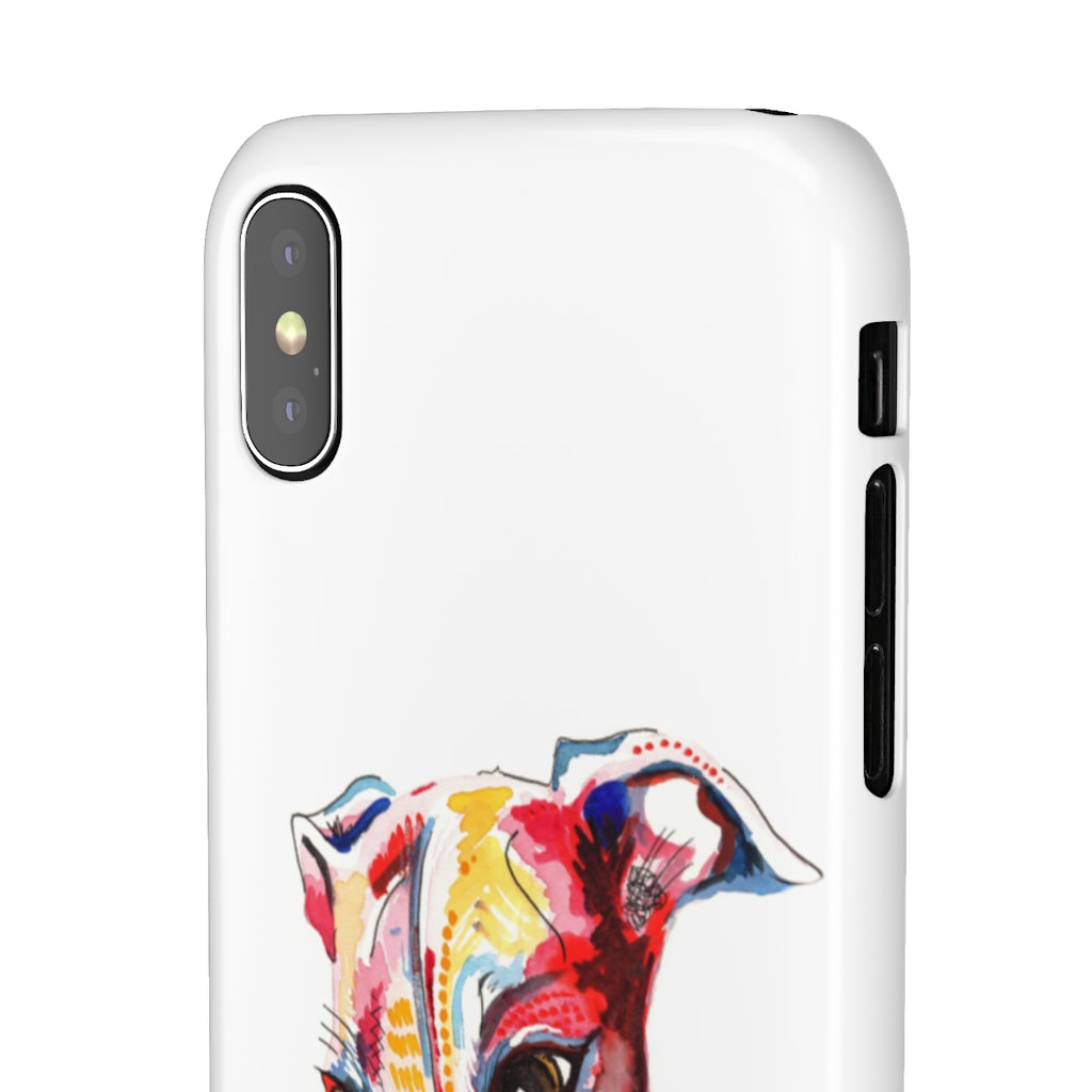 Greyhound Snap Phone Cases - 'Hello!'
