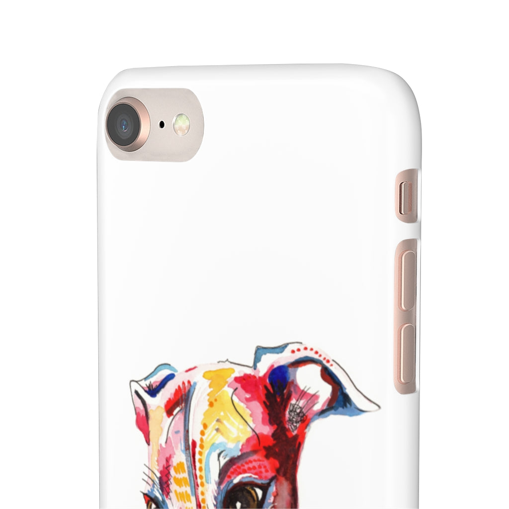 Greyhound Snap Phone Cases - 'Hello!'