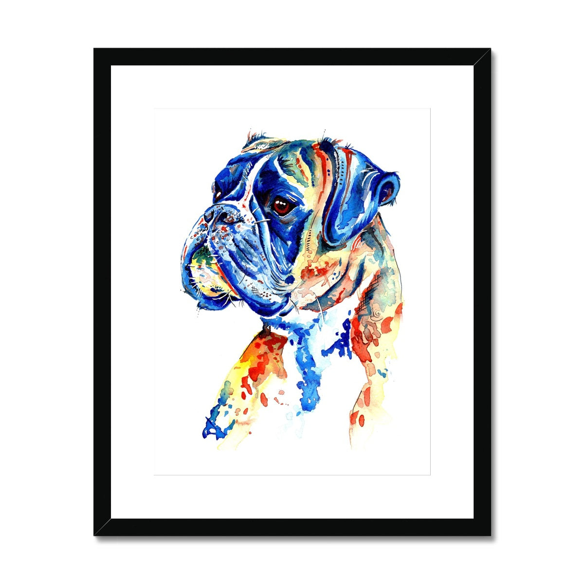 French Bulldog Framed & Mounted Art Print