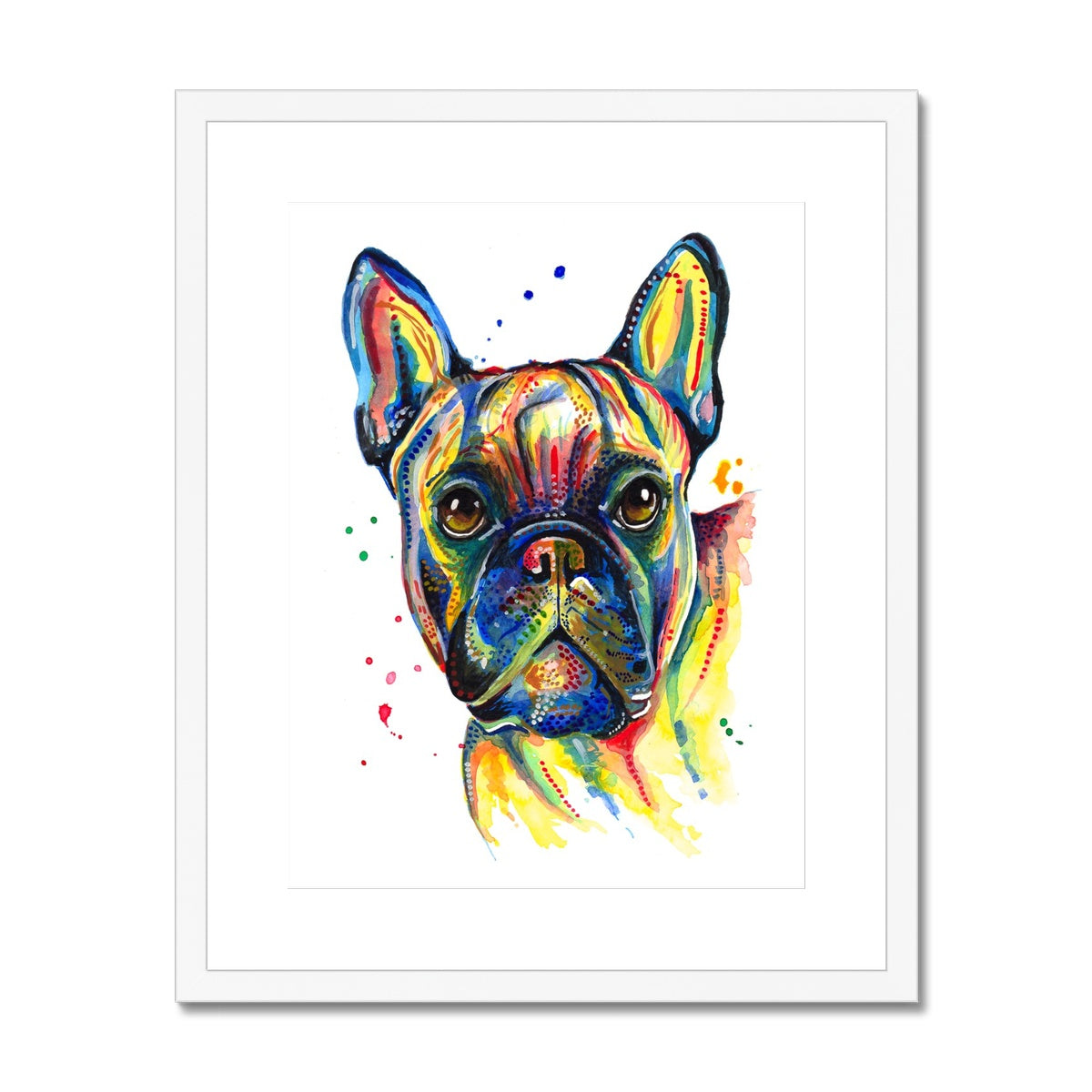 French Bulldog Framed & Mounted Art Print