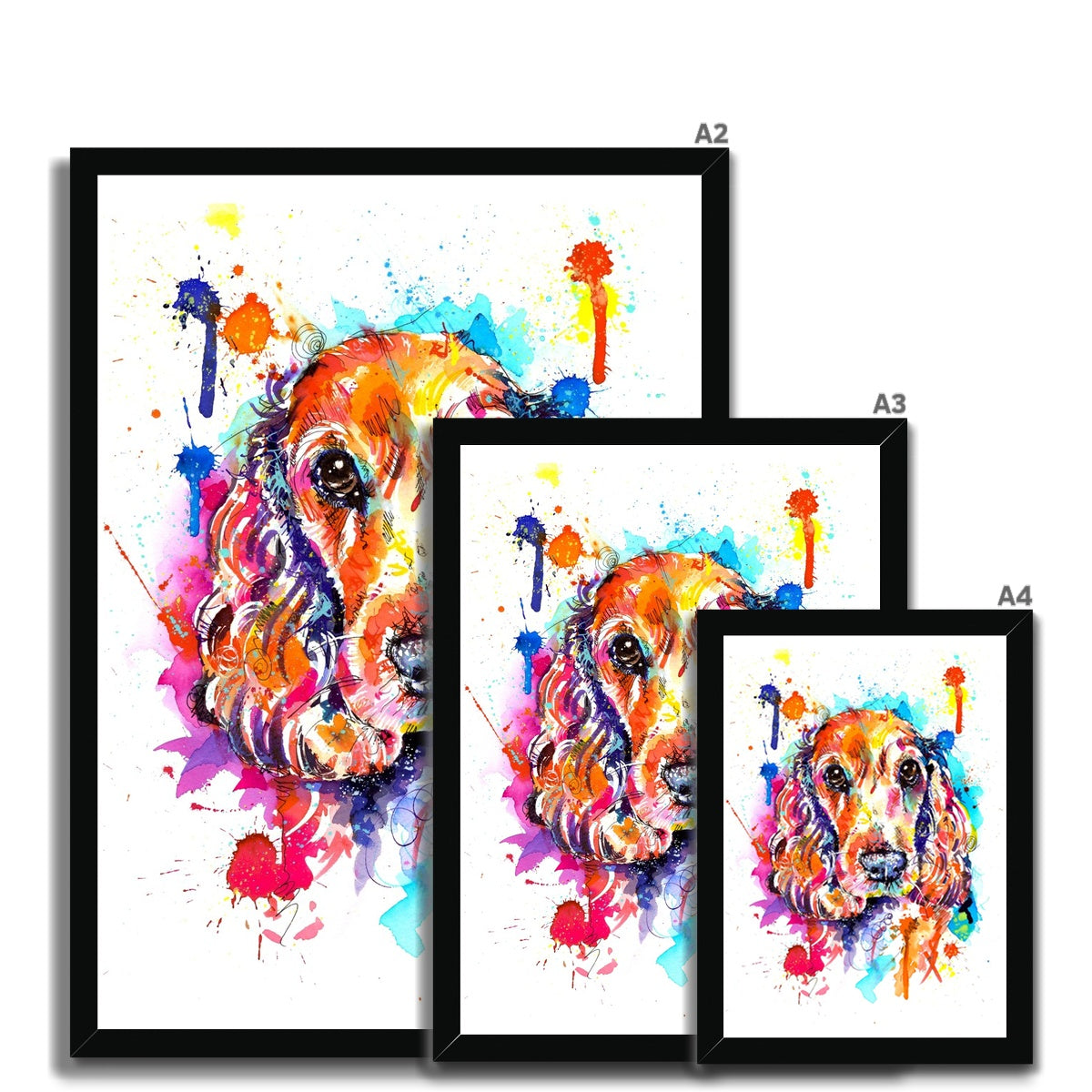 spaniel print spaniel gifts spaniel art print spaniel artwork spaniel art