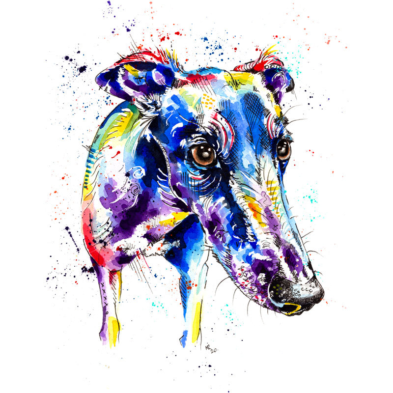 Greyhound art print