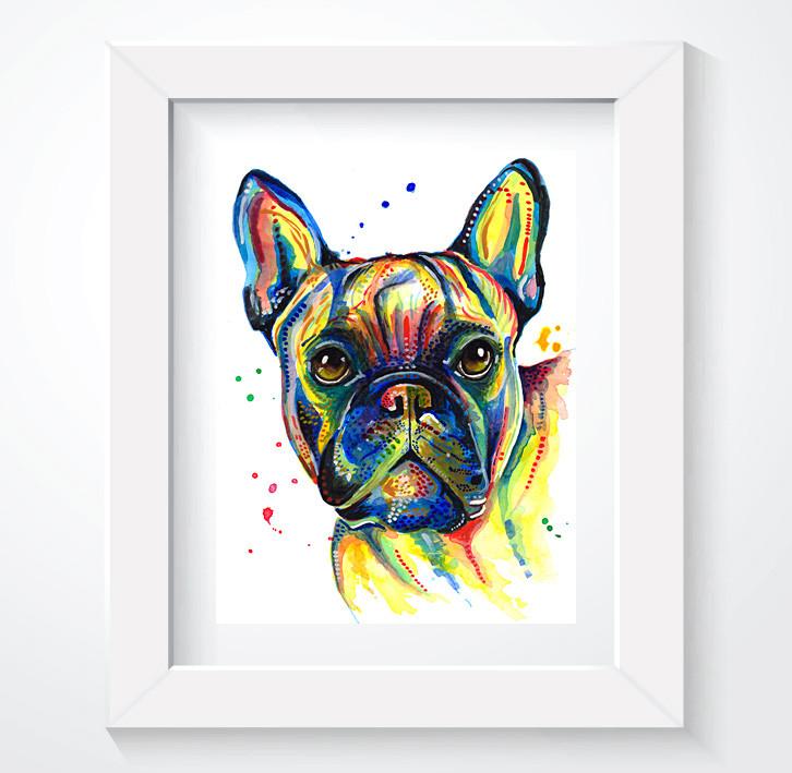French Bulldog Pictures Paintings