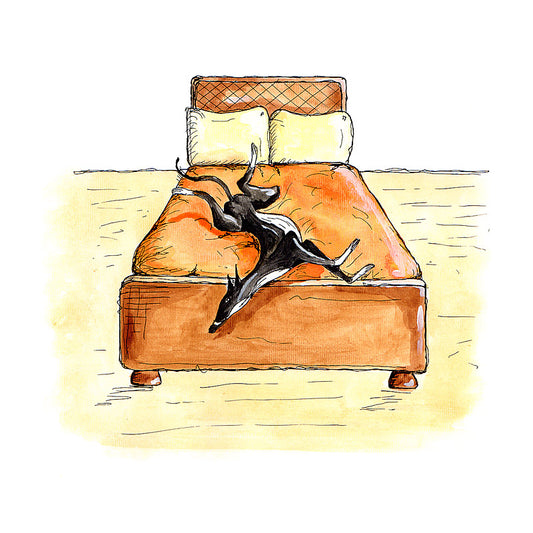 Lurcher Art Print, Lurcher Gifts