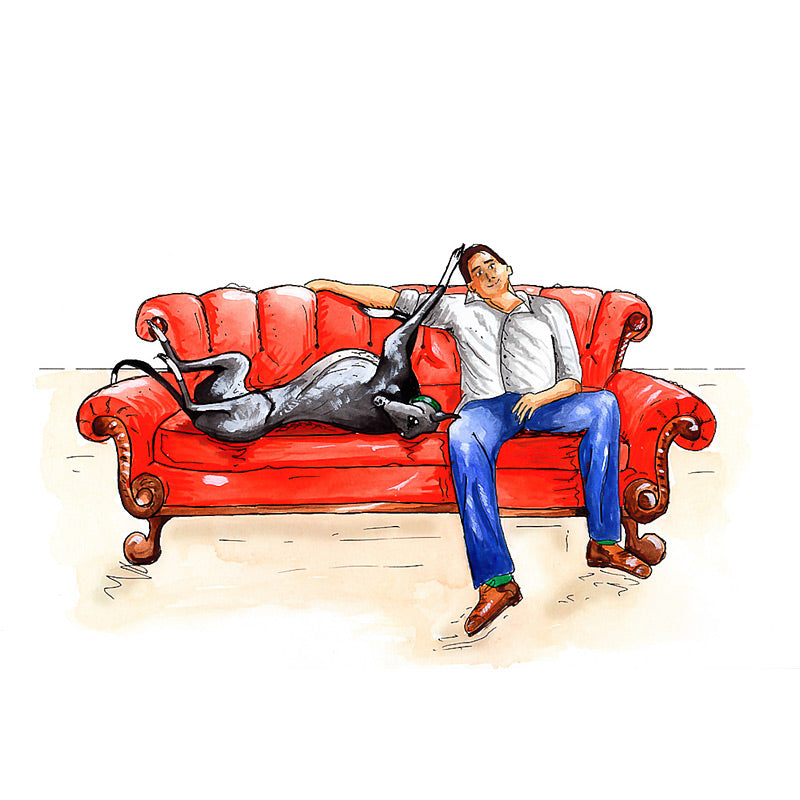 Whippet Art Print, Whippet Gifts